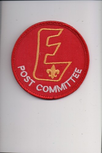 Explorer post committee patch - committee,