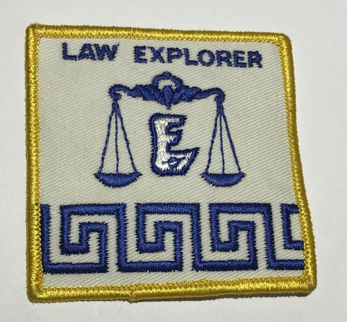 Law enforcement explorer - law, patch