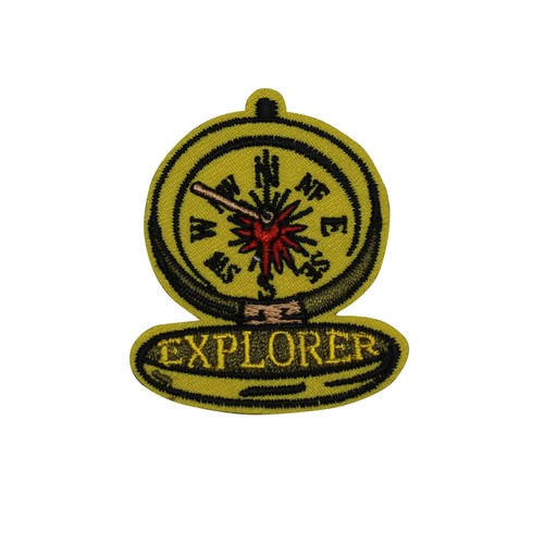 Explorer embroidered iron - explorer,