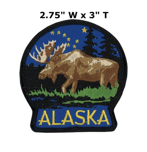 Alaska moose patch - moose,