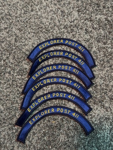 Six boy scouts police - boy,
