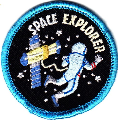 Space explorer iron - explorer, on