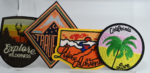 Patches set embroidered - patches,