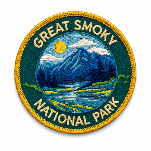Great smoky mountains patch - mountains,