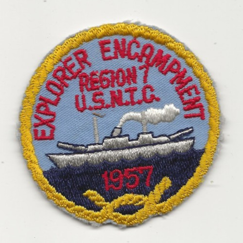 Explorer encampment 1957 - 1957, patch