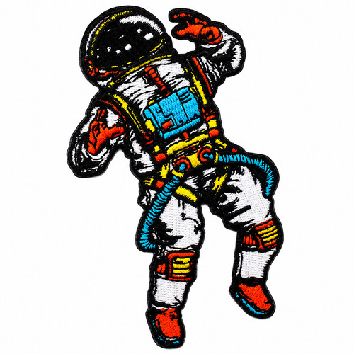 Astronaut embroidered patch - astronaut,