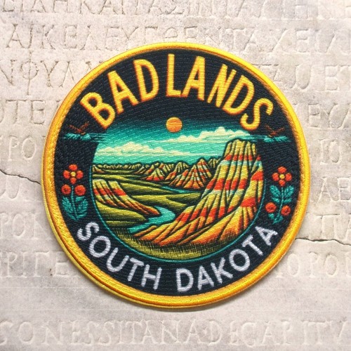 Badlands national park - badlands, patch
