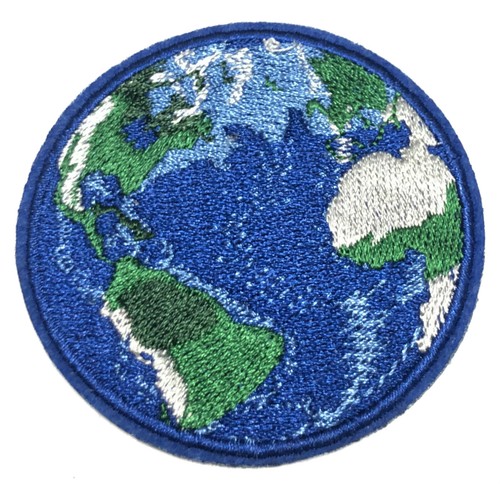 Earth patch embroidered - earth,