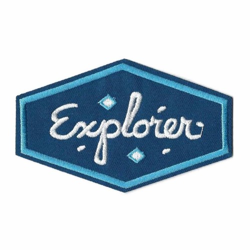 Explorer iron patch - explorer, 3.5"