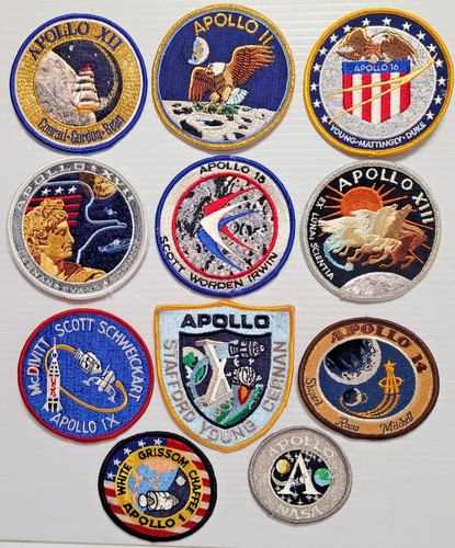 Vintage nasa apollo - apollo, patch